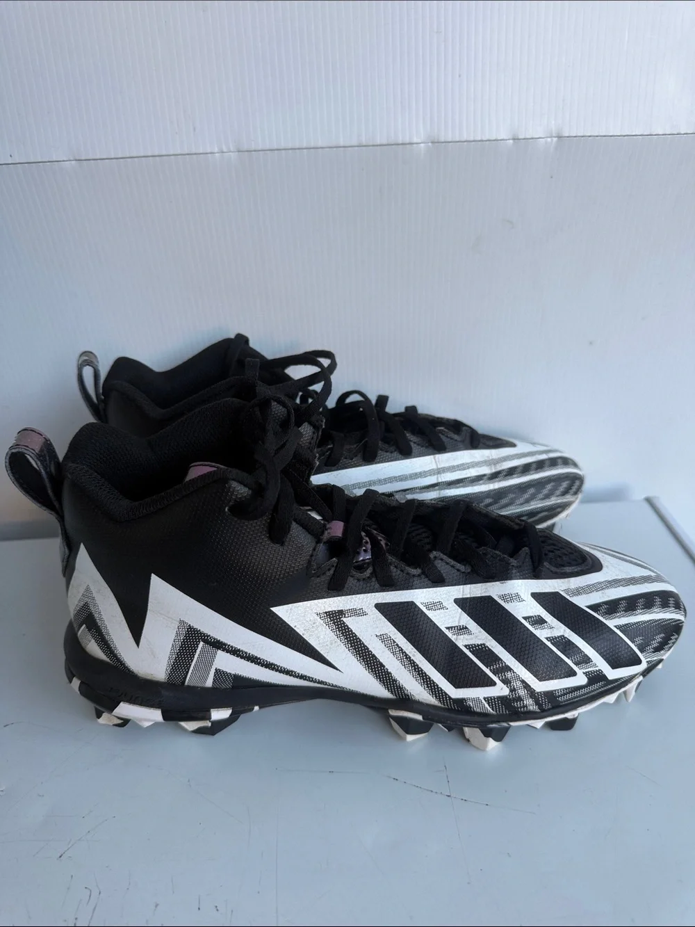 Adidas Freak Spark MD 23 Football Cleats Size 8.5 Black and White